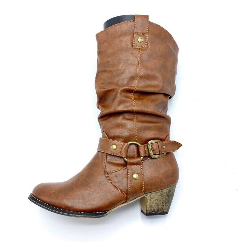NEW Refresh Wild Western Cowboy Boots size 8.5 - Picture 1 of 8